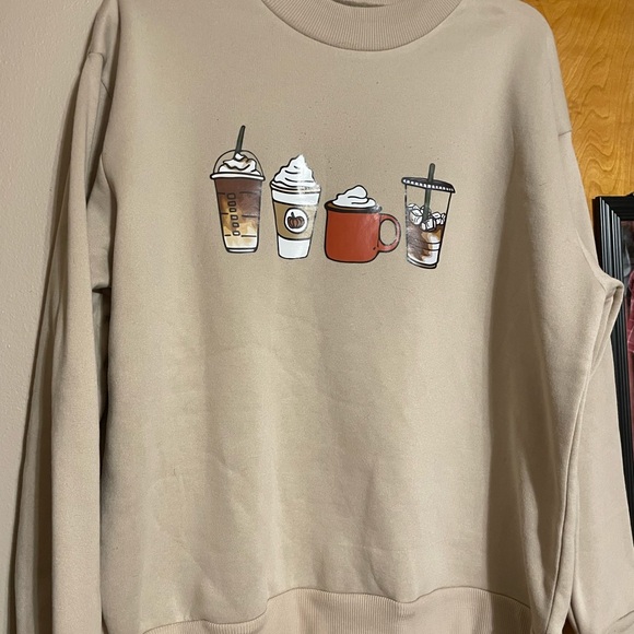 Never worn! Starbucks coffee pumpkin spice long sleeve! - Picture 3 of 3
